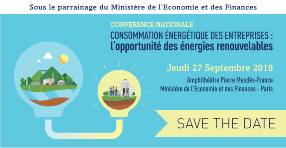 ademe's tweet photo. "Consommation énergétique des entreprises : l'opportunité des #EnR" #Ecopros Vous pouvez vous inscrire à l'évènement organisé par @ser_enr @IOrygeen et l'@ademe ! https://t.co/kS1b31UytX https://t.co/Wr2xyEQMwQ