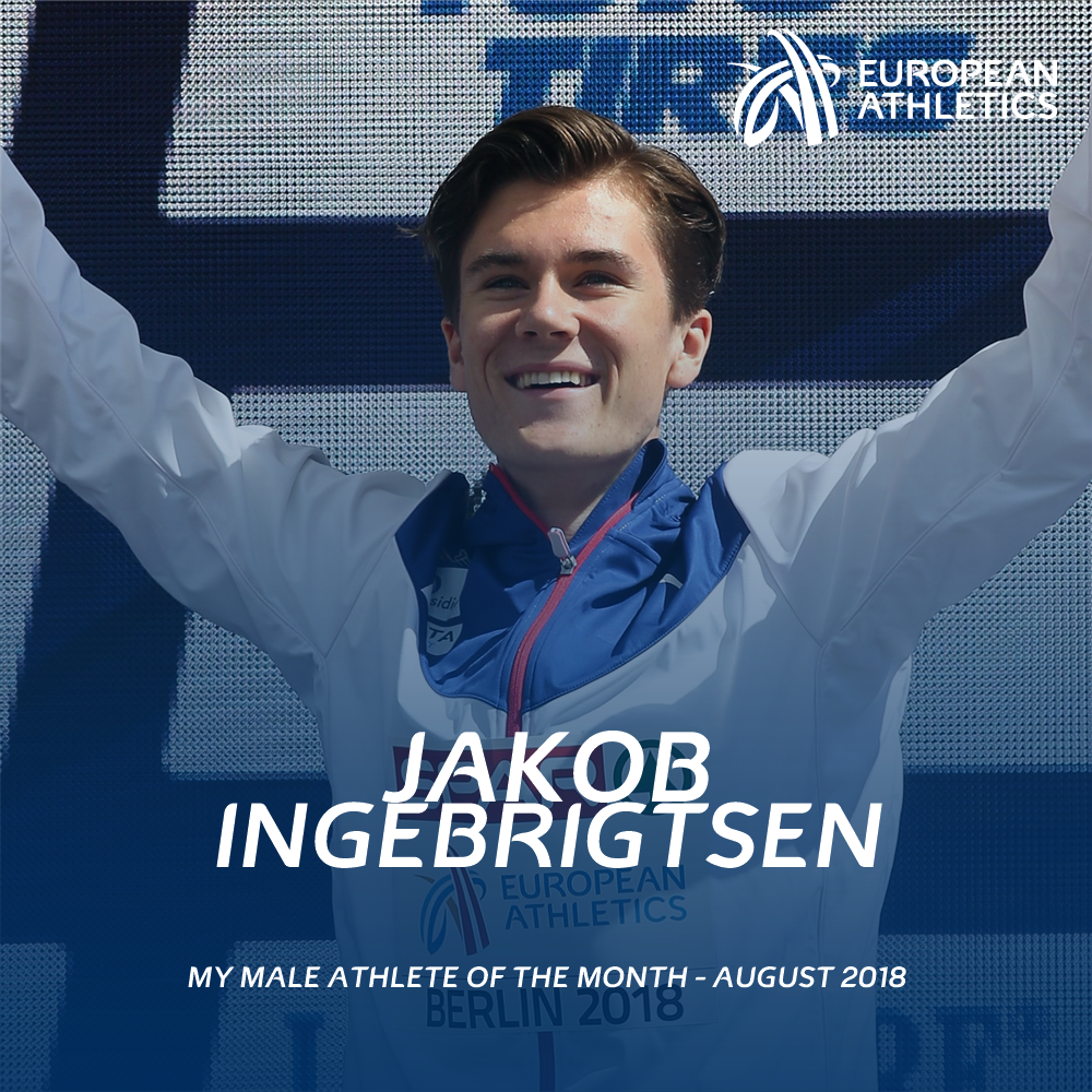 RT to vote for Jakob Ingebrigtsen as your Athlete of the Month for August!

Ingebrigtsen completed an unprecedented 1500/5000m double at the European Championships in Berlin at the age of 17. 

Voting closes at 12:00 CET on Friday 7 September