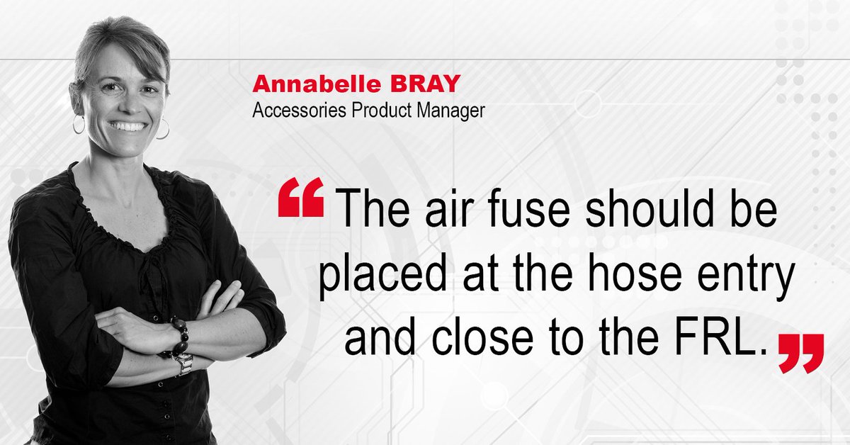 CP_PowerTools's tweet photo. "The air fuse should be placed at the hose entry and close to the FRL." https://t.co/yE8H6CeHzv #ChicagoPneumatic #ExpertCorner #ToolsPerformance #AirFuse #SafetyAtWork #Safety https://t.co/MGoTfDt7X0