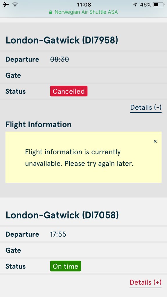 acmhennessey's tweet photo. @Never_Norwegian The new flight has also been cancelled! https://t.co/LZ2gLnAgEH