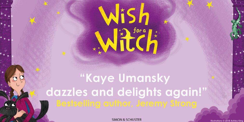 simonkids_UK's tweet photo. Fans of #WitchForAWeek can join Elsie on a new adventure very soon!
#WishForAWitch by @KayeUmansky (illus. @Ashillustrates) is brilliantly bonkers! https://t.co/rYCTG9RjHG