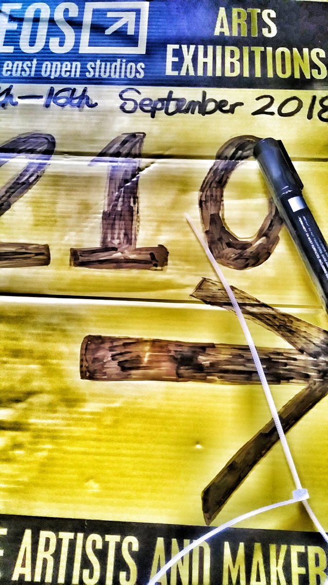LyndaRTextile's tweet photo. @NEOS_uk board getting ready day for me.  Usually I do this the night before.  Still lots of prep. Luckily I am Venue 210 again this year, so not much to change. Going for the hat trick in 2019. #ART #NEOS2018 #YELLOWSIGNS #WEARENEOS #ONLYINABDN @AberdeenFests @AlburySports https://t.co/Y6xvHQkPhQ