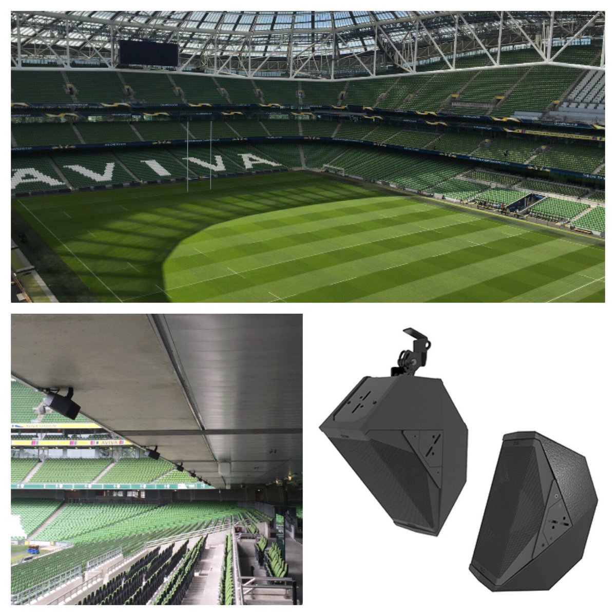 TGBakerSound's tweet photo. Recent installation 
 @AVIVAStadium 

Presidents area under balcony upgrades using @NEXO_official id24. https://t.co/5oedoSUkyV