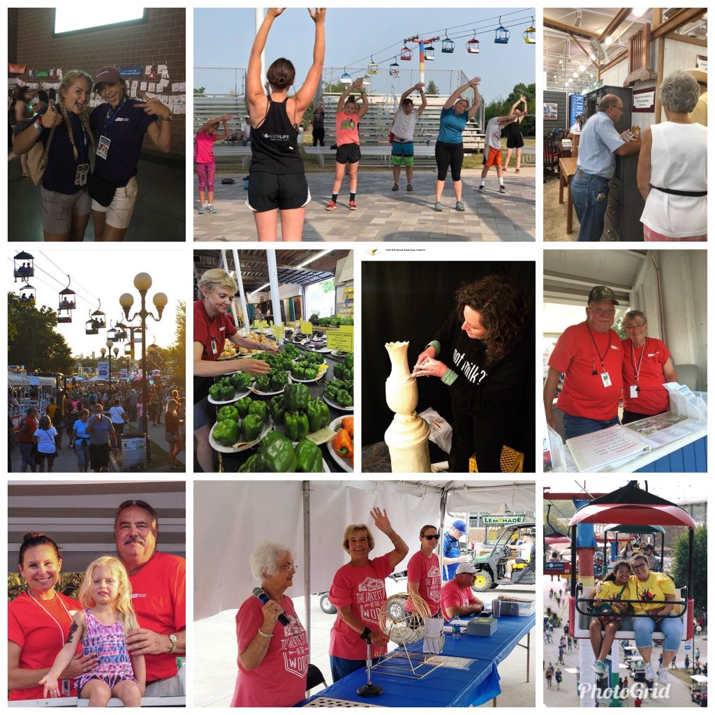 IowaStateFair's tweet photo. It’s definitely a labor or love for all those that help make the Iowa State Fair great. Thank you for all you do! https://t.co/3Dj0zSOwo7