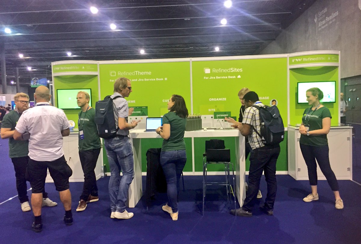RefinedSoftware's tweet photo. Expo floor at #AtlassianSummit in full swing https://t.co/zOavPIIDCM