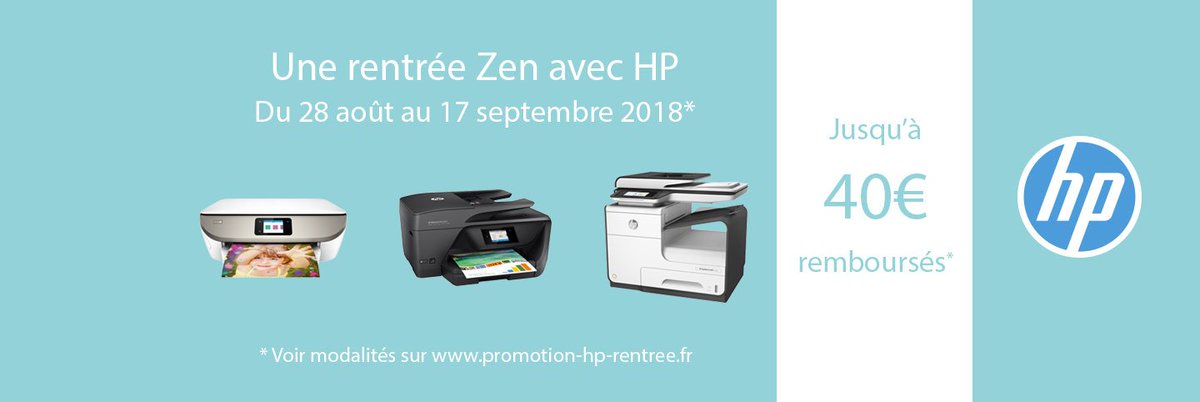 OkegoFr's tweet photo. C'est aussi la rentrée pour OKEGO ! Profitez de nos superbes promo sur les imprimantes @HP_France sur notre site ! Aime &amp; Partage ;)
#rentrée2018 #promo
https://t.co/U4OAvyFuRH https://t.co/1aNJ208Jy2