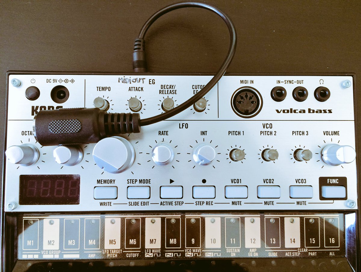ritvarsgaroza's tweet photo. Korg Volca midi out - done! @USB_tribe #volcabass https://t.co/fHWMqQS2eC