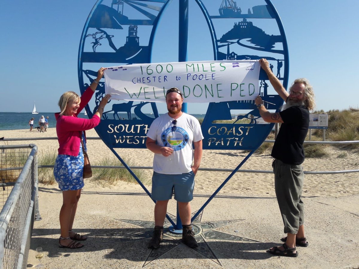 CoastingIt's tweet photo. Here we are! The finishing photos! What an incredible journey it has been and thank you to everyone who has followed it with me! Thank you for all your support! I've seen amazing wildlife and met amazing people. There is going to be more to come, so watch this space! #CoastingIt https://t.co/ueYDuyKvVe