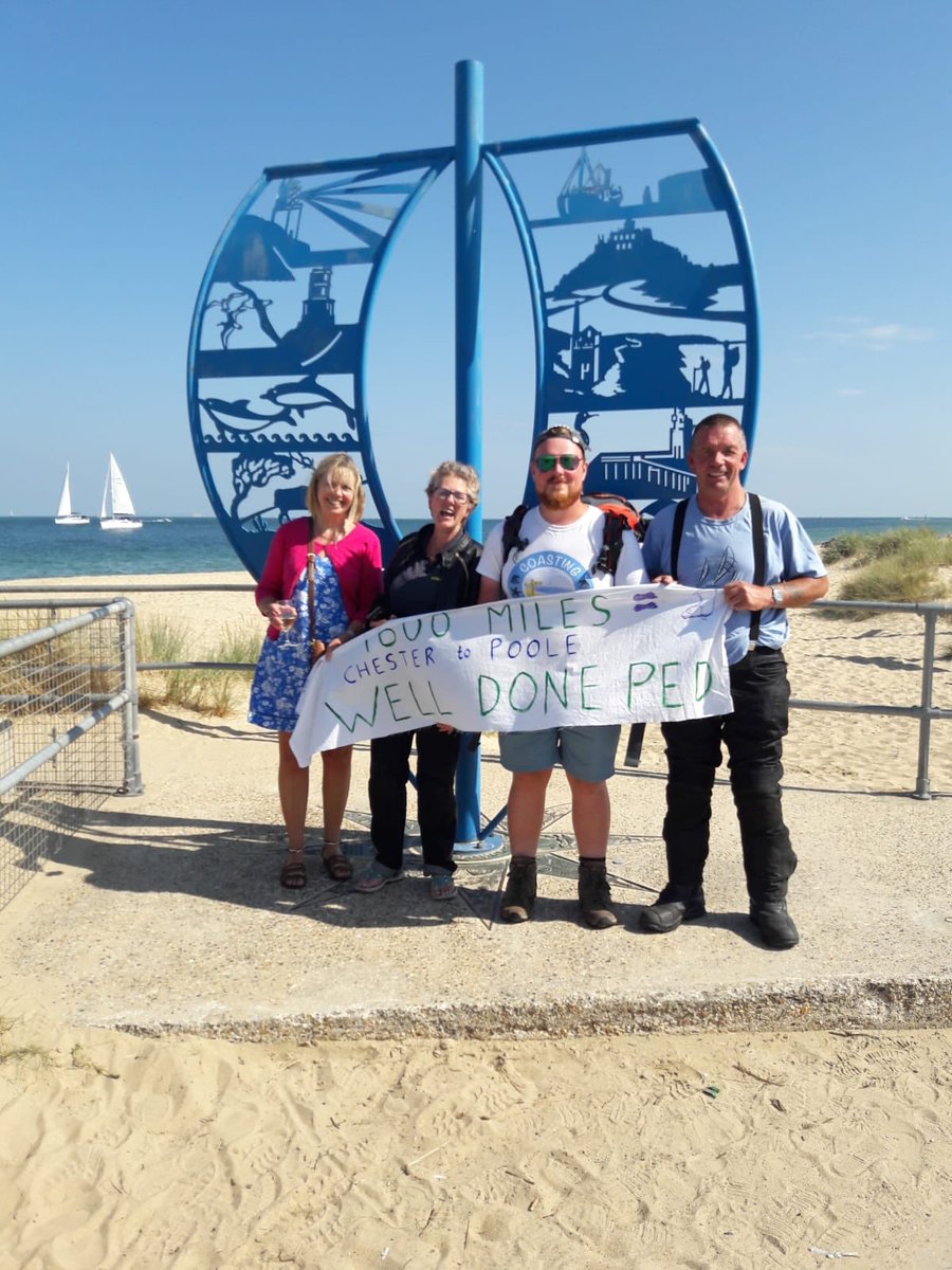 CoastingIt's tweet photo. Here we are! The finishing photos! What an incredible journey it has been and thank you to everyone who has followed it with me! Thank you for all your support! I've seen amazing wildlife and met amazing people. There is going to be more to come, so watch this space! #CoastingIt https://t.co/ueYDuyKvVe