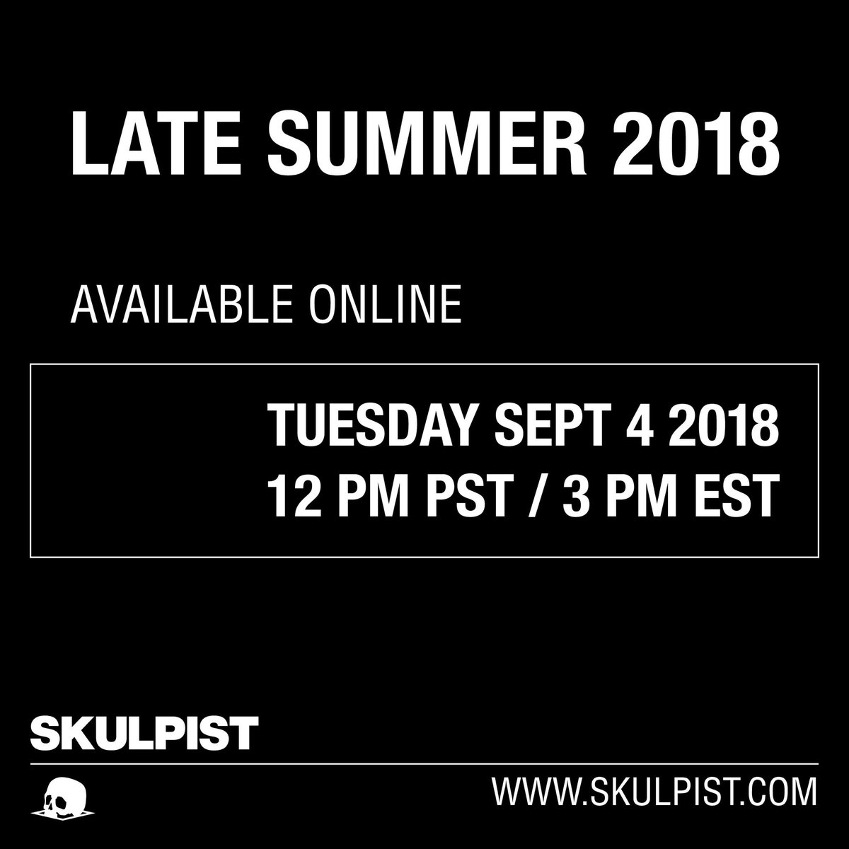 skulpist's tweet photo. LATE SUMMER 2018 COLLECTION
https://t.co/5wytjszxe6 https://t.co/yy0Tpdrj1E