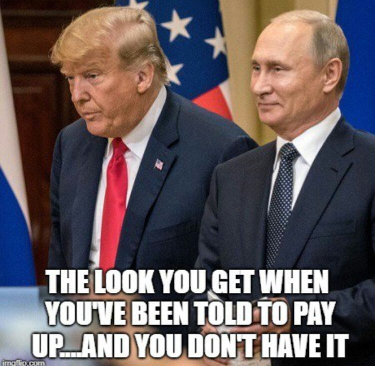Bluegrassmom46's tweet photo. @Bigdaddybtc @realDonaldTrump Keep convincing yourself.
#TrumpCrimeSyndicate
#Emoluments #nepotism
#RICO #RussianDebts
#conspiracy #sf86Liars #JailTheTraitors https://t.co/KqrXBbAOSQ