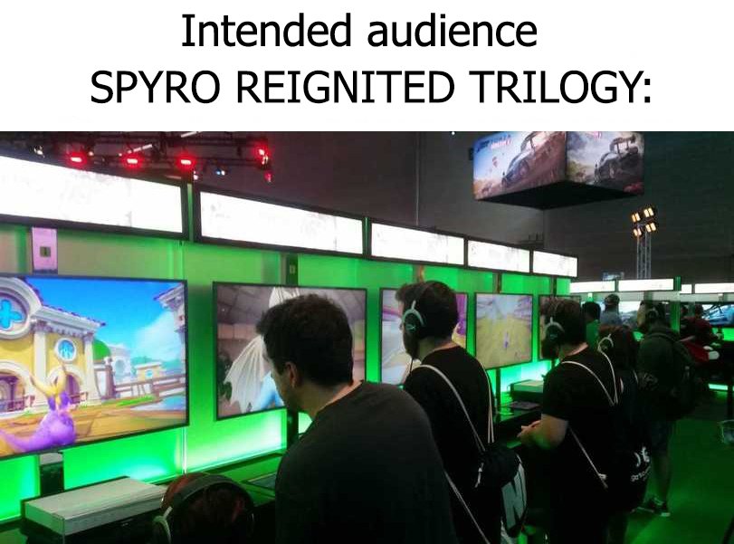Eugene28323828's tweet photo. Intended audience SPYRO REIGNITED TRILOGY
#SpyroReignitedTrilogy #Spyro https://t.co/BmAfyy6rOx
