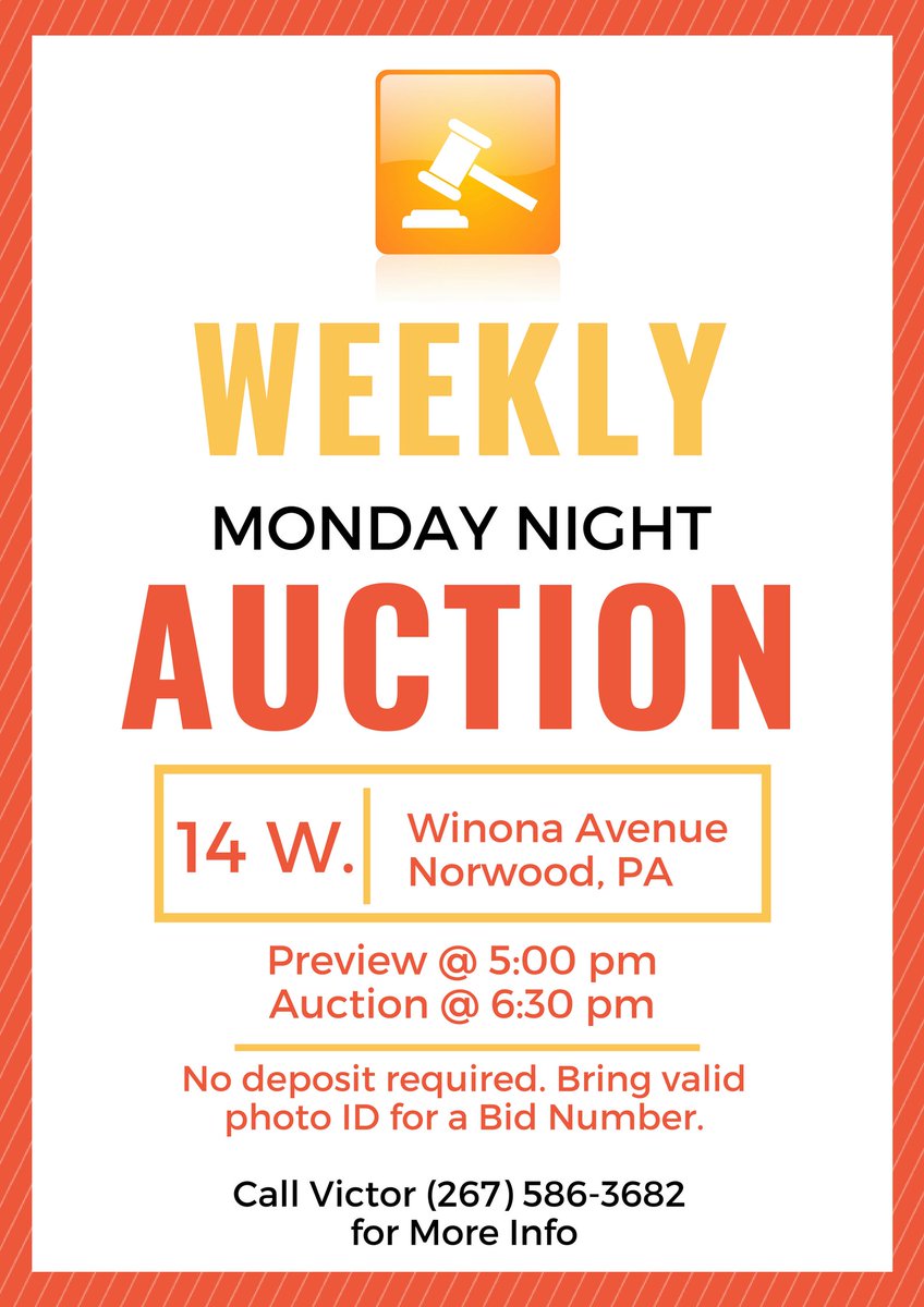 EasyTransitions's tweet photo. 🇱🇷Happy Labor Day - Auction Tonight! Come on out! - https://t.co/gAaVIFekg7 https://t.co/MuVoc9UQVC