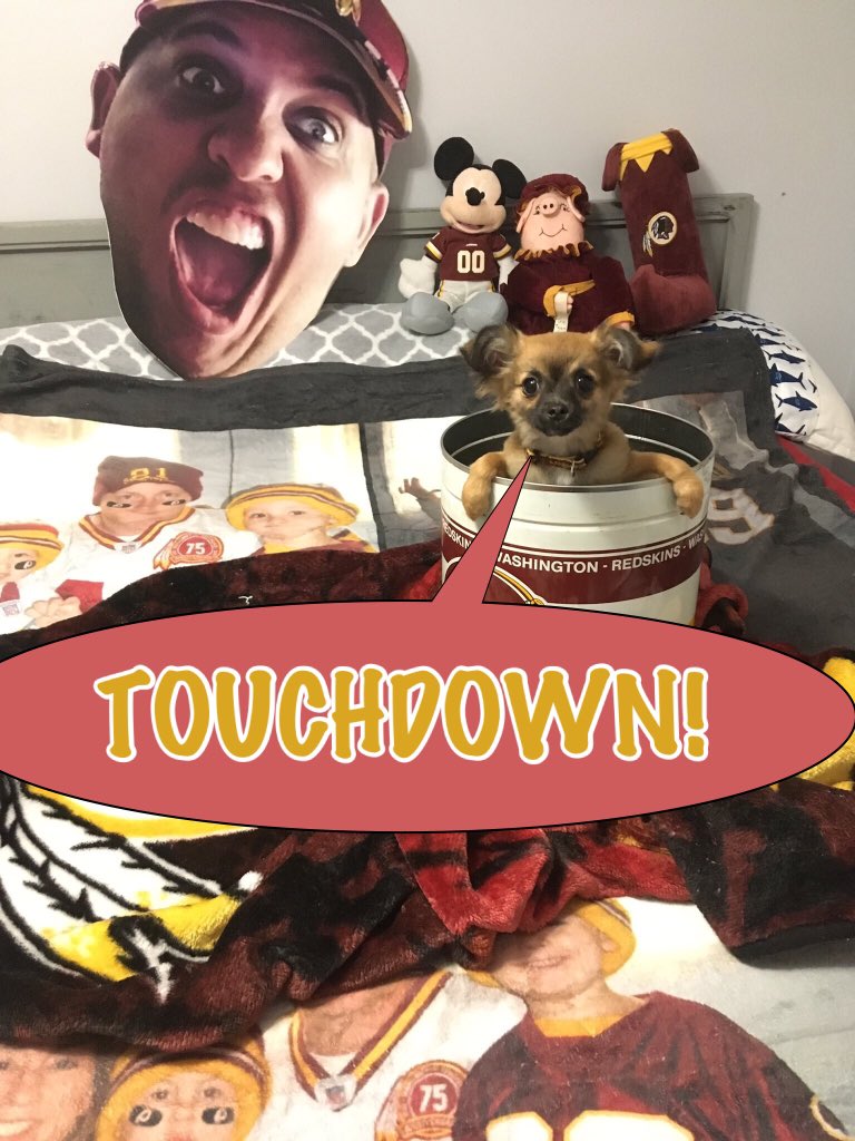 crystalcaroesq's tweet photo. @RichCrites @Redskins @RTT1932 These are so fun. I couldn’t decide if a fathead of @chrisdbryant1 also qualified as a pet! #HTTR #RedskinsTweetTeam #TouchdownPets #TouchdownSeason https://t.co/OmXqTBzOMC