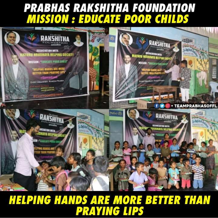 Charansaaho's tweet photo. #50DaysToREBELSTARBday
He donates money..but he never says..
Inspiration from prabhas and his followers do the same..prabhas rakshita foundation❤️❤️
#Likehero..#likefans..❤️💕💕 https://t.co/O4CeSZS3Ad