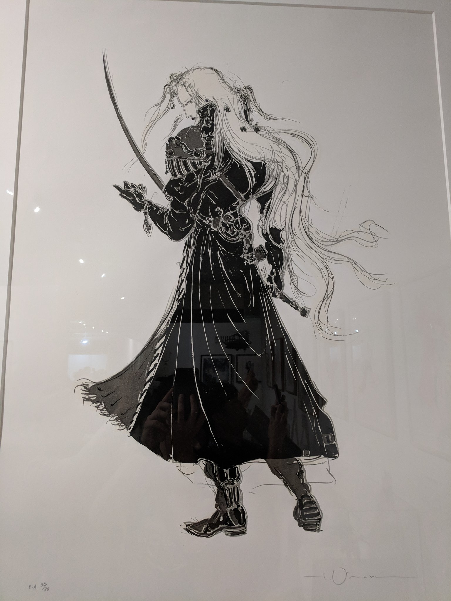 Clow Shirow Ffvii25th Hype Final Fantasy Vii Sephiroth And Cloud Aerith In Yoshitaka Amano Illustrations Ff天野展 T Co Otnbm19smi Twitter