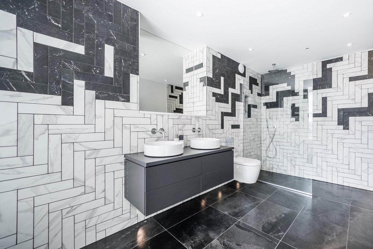 jigsawinterior's tweet photo. Good luck to Jigsaw’s Natasha Stynes who is a finalist in the @designerKBaward for her amazing monochromatic master bathroom design. #bathroomdesign #shortlisted #Interiors #Awards #interiordesign #interiorarchitecture https://t.co/qrSnPY9MvE