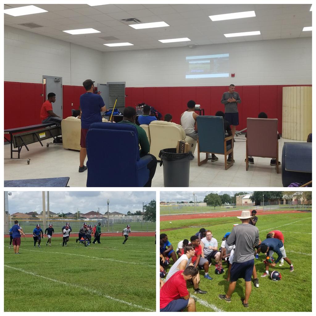 PHS_EaglesFB's tweet photo. Kick'n Labor Day off in style.  Bringing in the NEW ERA with holiday practice baby!!!
#Changingtheculture 
#BuyinSellout 
#NEWERA https://t.co/Kep9UNQ1GT