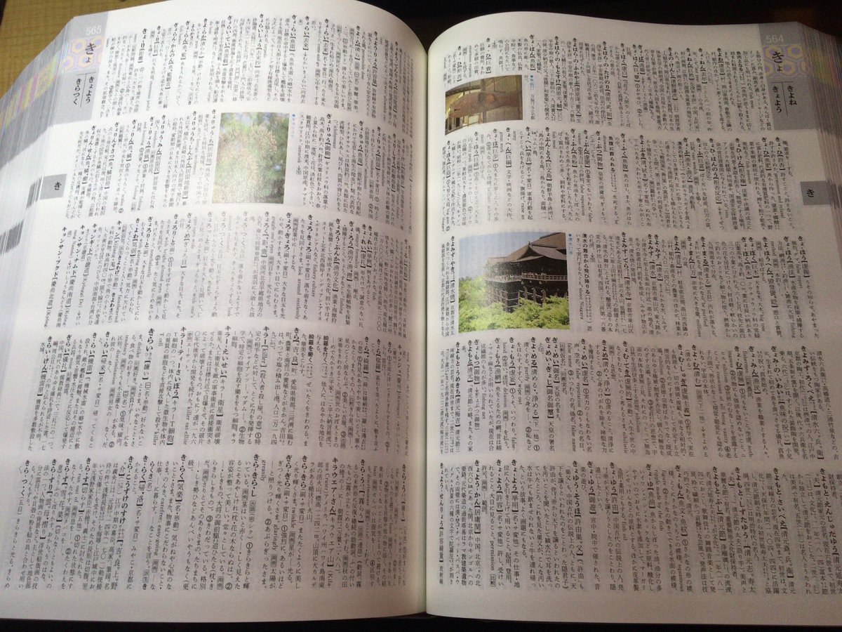 買った 借りた辞典を自慢しようのコーナー