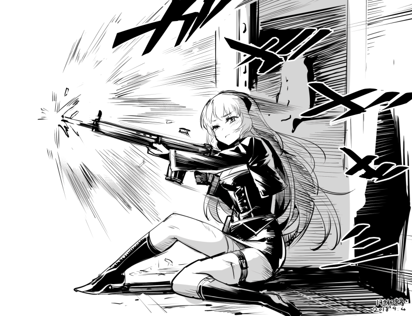 ラクガキ 声が綺麗で好きなGrG3チャン  #ドルフロ 