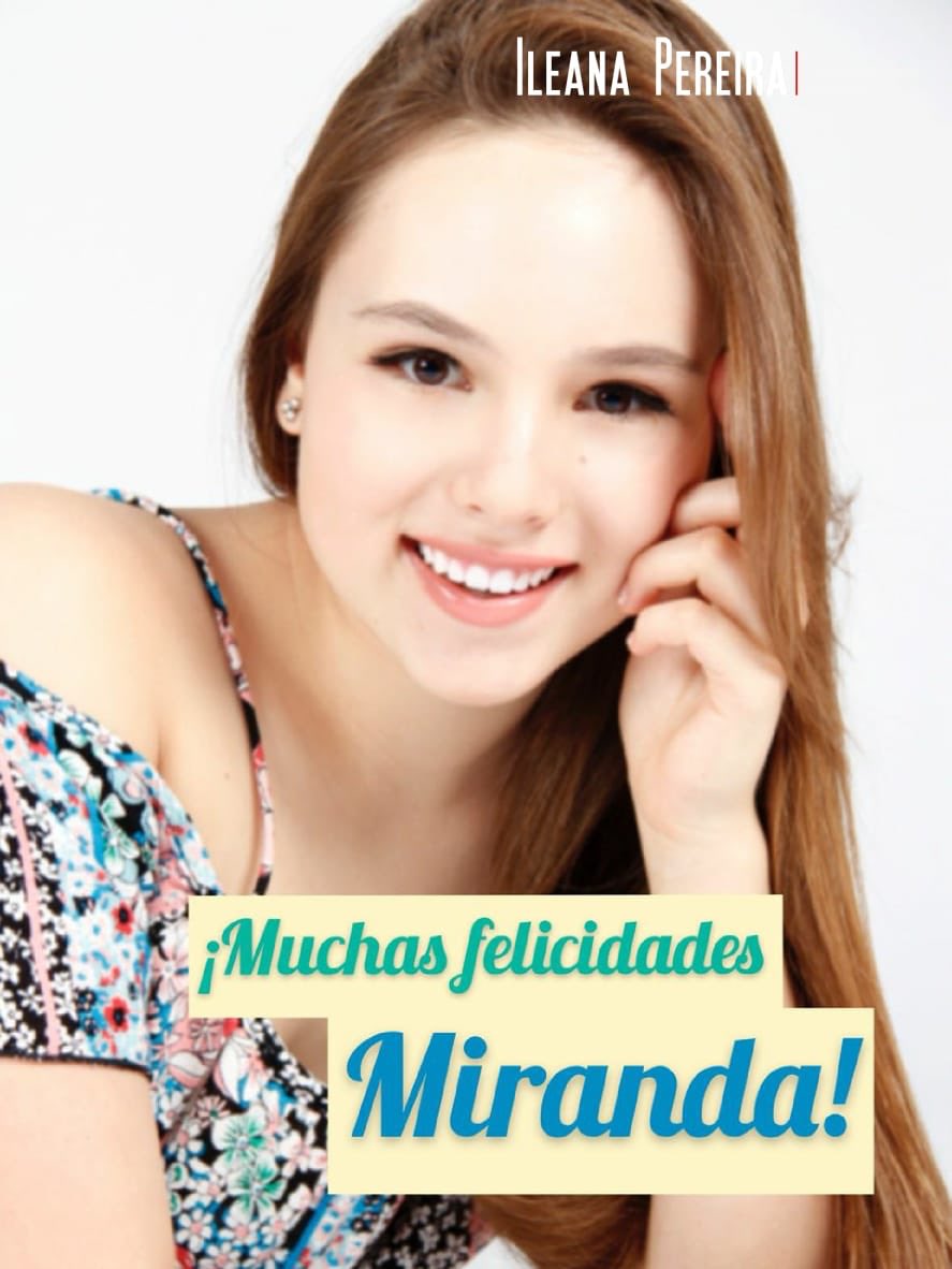 ileanapereira's tweet photo. ¡Muchas felicidades @holamirandakay ! Que tengas un gran día y una vida llena de éxitos 🤗😘 #ileanapereirarepresentacionesartísticas #actricesmexicanas #mirandakay #talentoinfantil https://t.co/u1zlDcWsqj