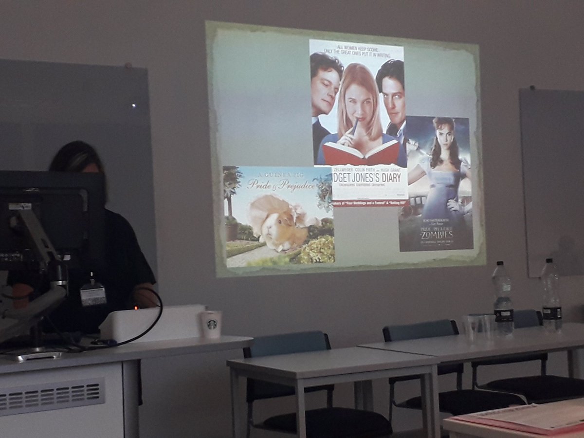 HannahMoss86's tweet photo. Covering everything from Pamela to Pride &amp; Prejudice &amp; Guinea Pigs, a fascinating keynote from @emmcgirr on the paradox of character - how an individual can still be a type @Character2018 https://t.co/6MMKQGTI1Y