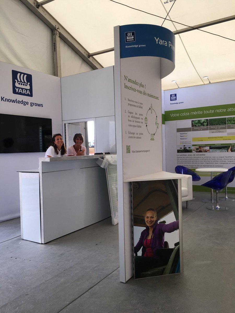 YARA_france's tweet photo. J-1 avant @Innovagri1 on vous attend dès demain à partir de 8h30!  Stand G29 #agriculture #engrais #salon https://t.co/4LWK0WAUCw