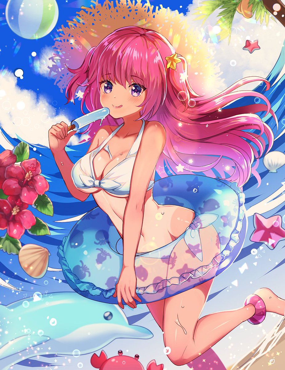 夏の終わりに 日焼け跡女子描きたかったけどあんまり目立たなくなった 