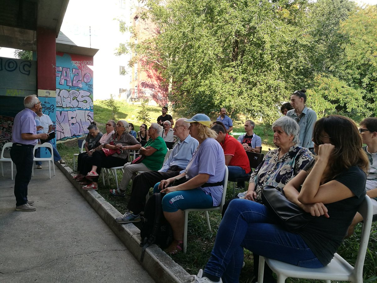 ENERGYweCARE's tweet photo. Ready for starting the codesign session for co-planning a new open green space in the neighbourhood of Ponziana @ComunediTrieste @Kallipolis1 @InterregITASLO https://t.co/WGuZ3qoaYp