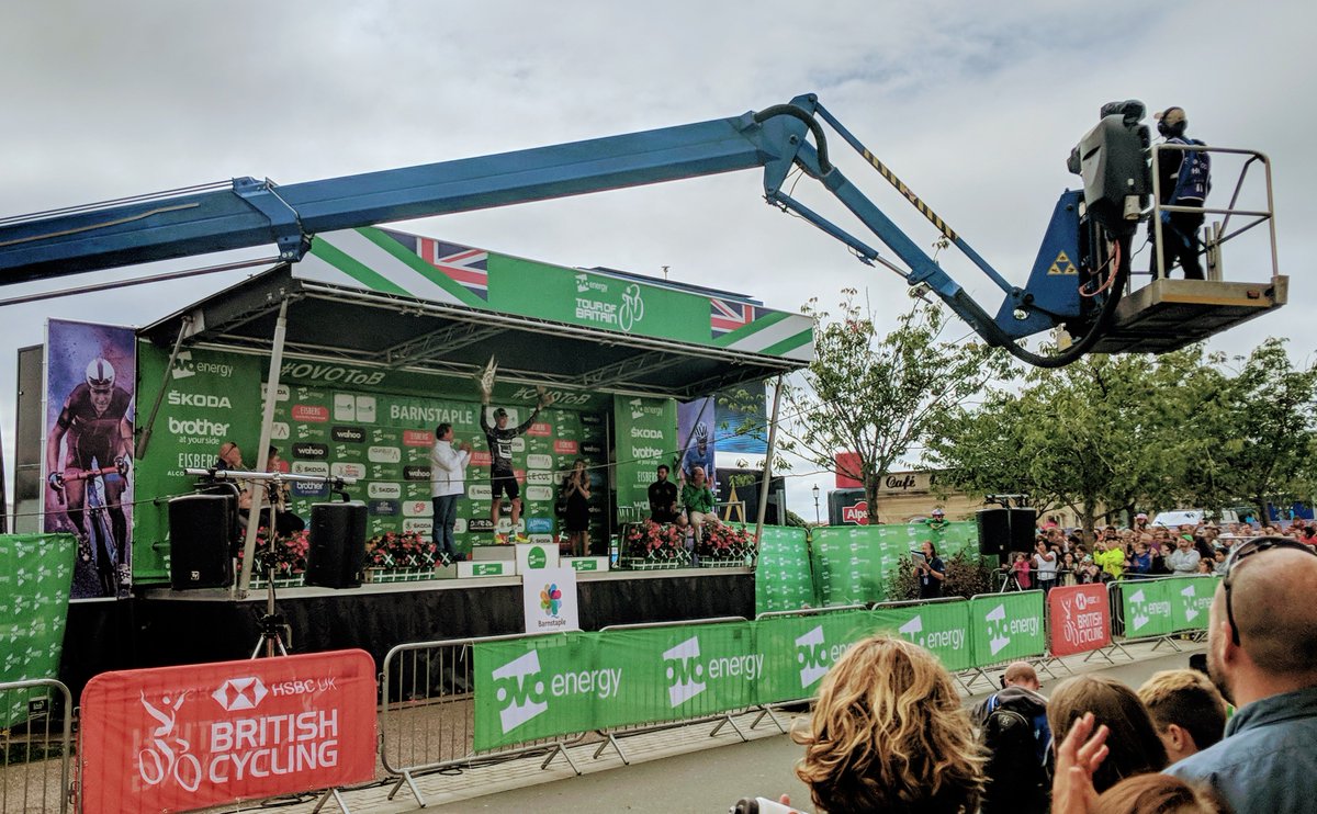 PetrocOfficial's tweet photo. Incredible support from the local community during the @TourofBritain. 🎉What a fantastic day! 😃 #OVOToB https://t.co/Q96wUFd5eR