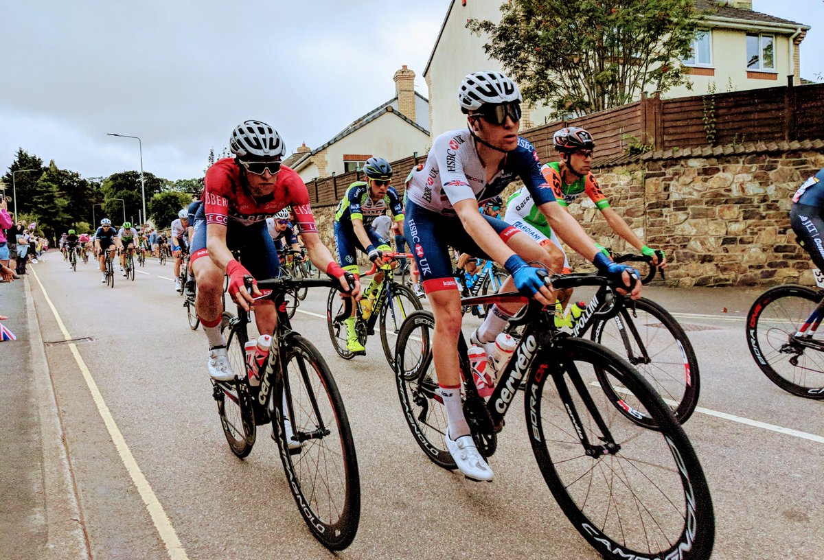 Incredible support from the local community during the <a href="/TourofBritain/">Lloyds Tour of Britain</a>. 🎉What a fantastic day! 😃 #OVOToB