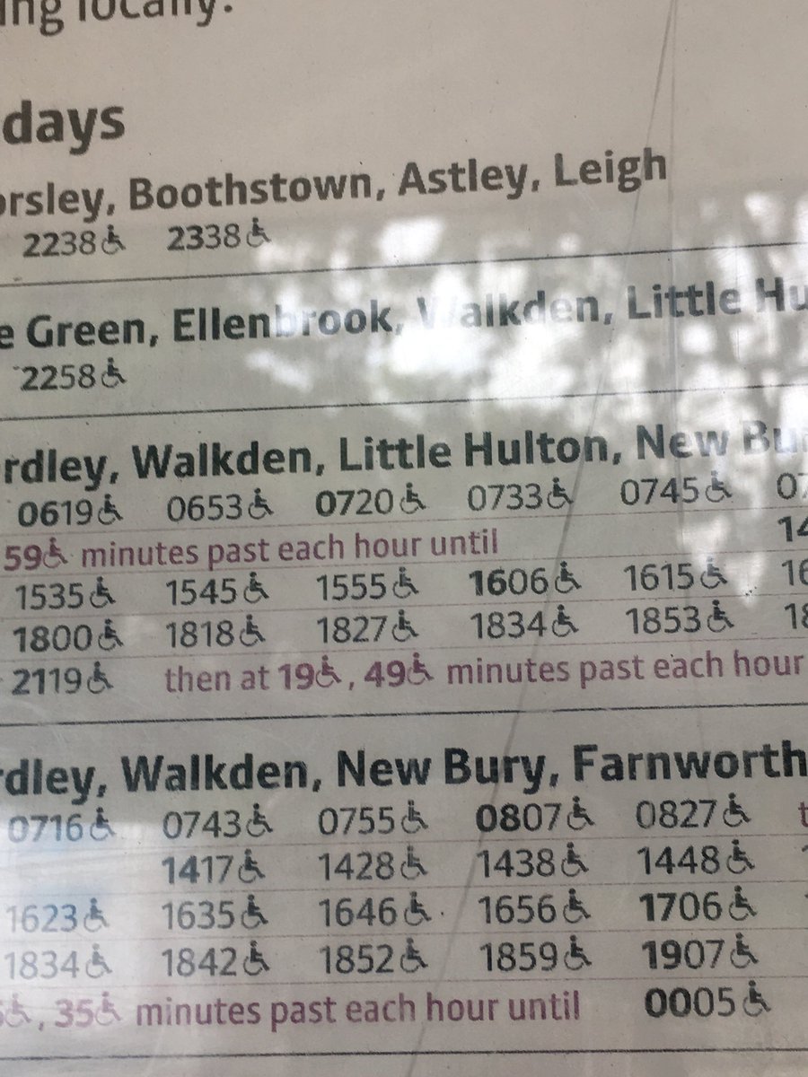 MiniTwirl's tweet photo. @FirstManchester  @OfficialTfGM what’s going on with no36 m/cr - Bolton and back?
06:53 no show Swinton Park, 16:07; 16:22 and 16:37 no show Bradford Rd /Minerva Rd. Totally unreliable!!  Are these services running or not??? https://t.co/alLvTVVkTJ