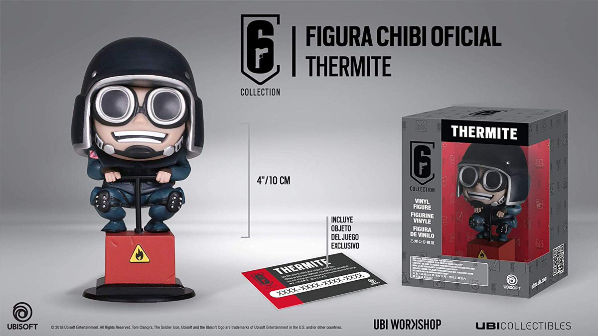GamingBonsPlans's tweet photo. EUR 19,90 [ #BonPlan 🎮 #Gaming ] Fans de #RainbowSixSiege ? 😜😷 Commandez les nouvelles Six Collection - Chibi #Figurines de Thermite, Jager, Valkyrie, Hibana ou Sledge 🗿😜 #R6S 💣🔫 @Rainbow6Game @Ubisoft

🎯 Par ici ! ◉ https://t.co/mxocmGmybi https://t.co/Ibfsv0dEch