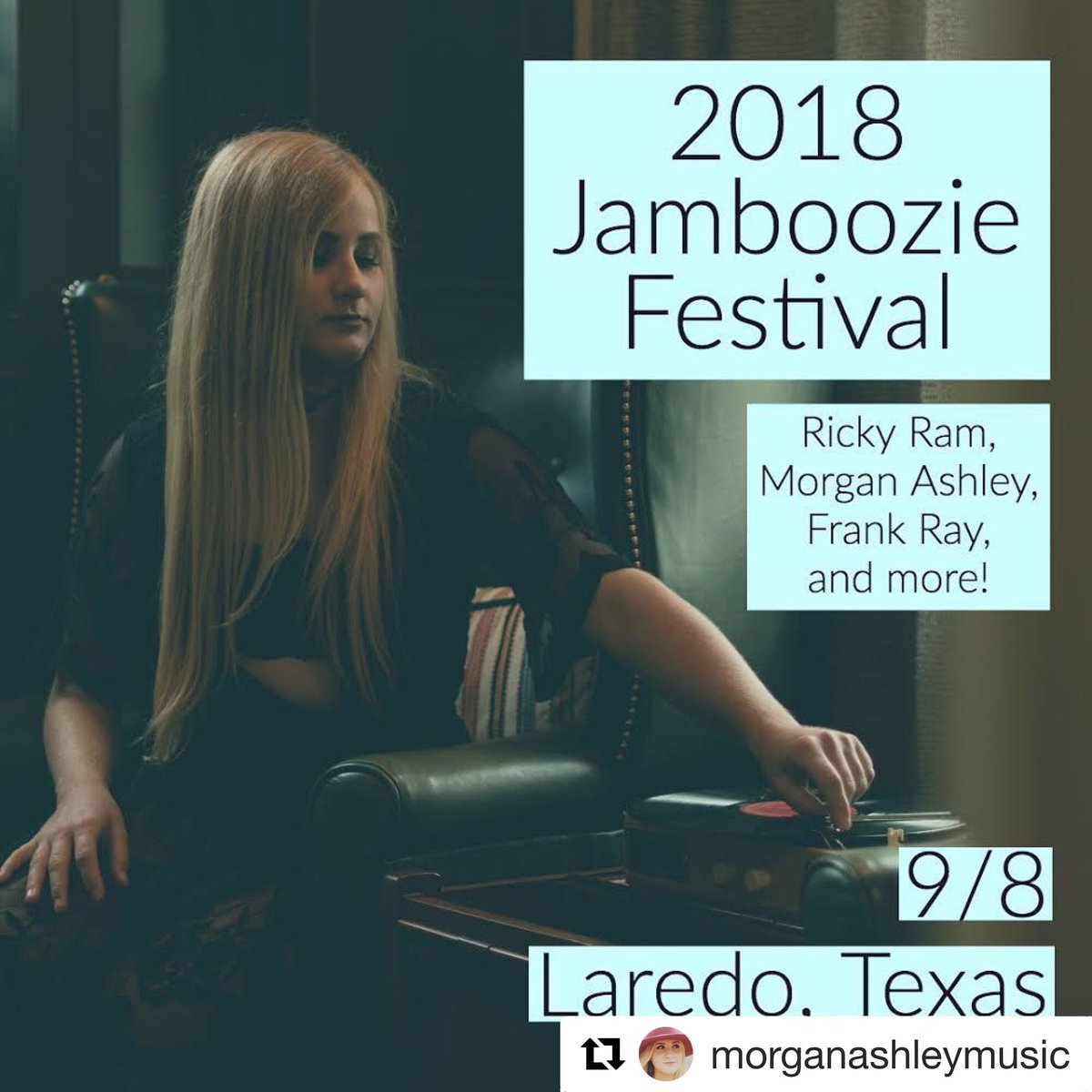 UETA Jamboozie Music Festival this Saturday (9/8) in Downtown Laredo. Good times and LIVE music by Frank Ray &amp; Morgan Ashley. 🎤🎶🤠 #Texas #Country #BigBuckFun #HolaLaredo