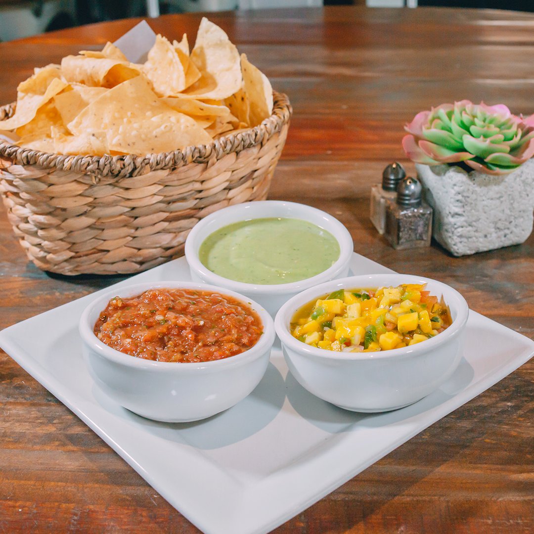 The three amigos. 👍

We've made it easy to try our classic fresh vegetable salsa, tomatillo-avocado green salsa &amp; mango jalapeño salsa all at once with our tres salsa starter. Which is your favorite? 💃

#TresSalsas #IsabelsAmor #FamilyTradition #MexicanCuisine #Homestyle