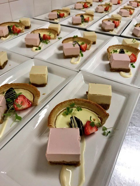 ware_hosp's tweet photo. Congratulations to the lovely Sam and Terry! Thanks for letting us be a part of your special day 😍 #desserts #canapes  #warepriory https://t.co/NeohukMuHy