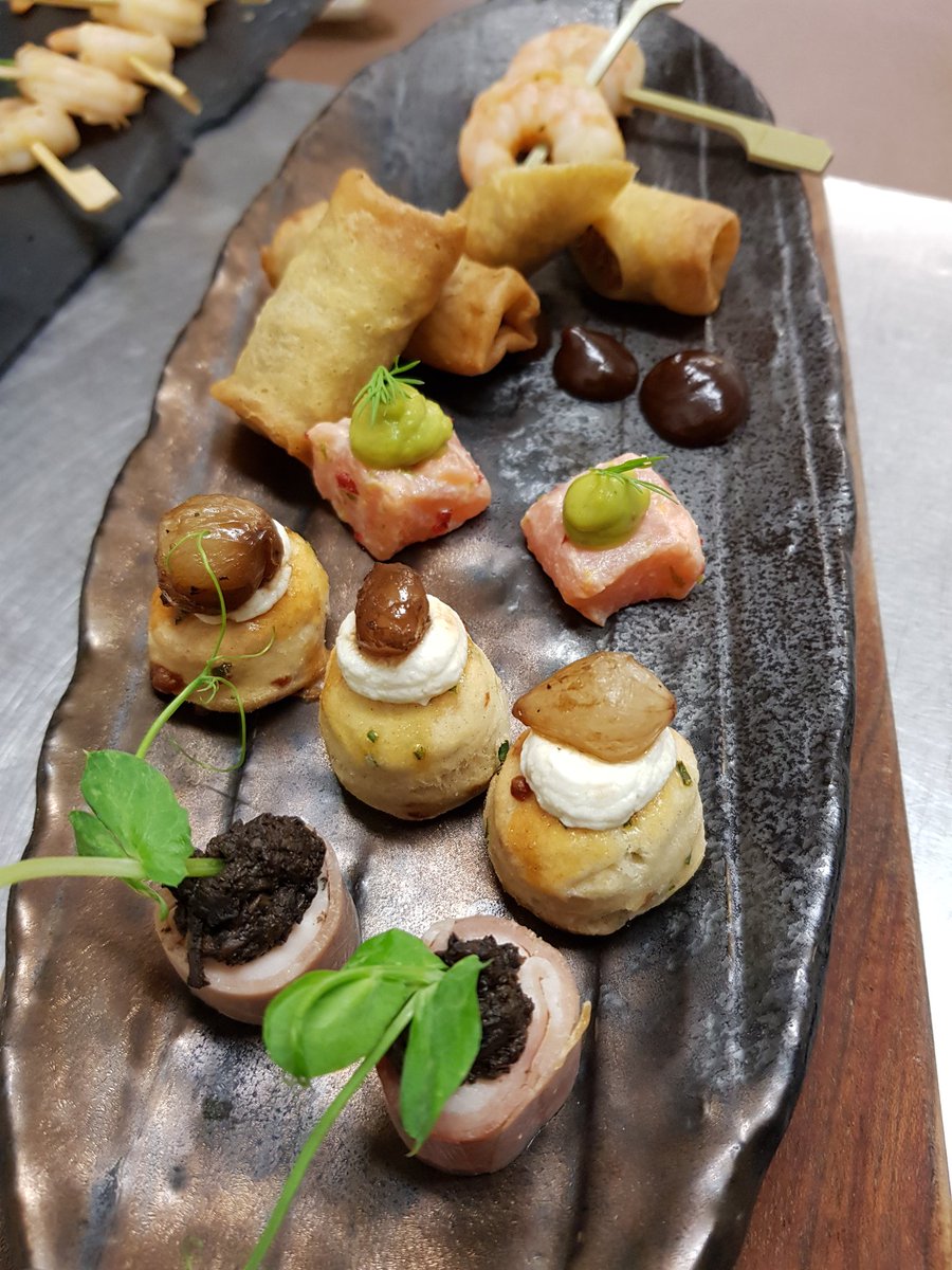 ware_hosp's tweet photo. Congratulations to the lovely Sam and Terry! Thanks for letting us be a part of your special day 😍 #desserts #canapes  #warepriory https://t.co/NeohukMuHy