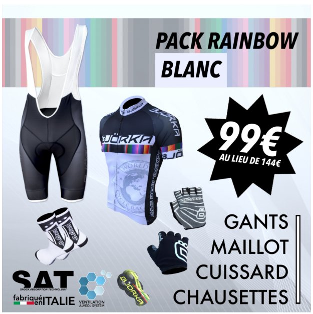 Gants, maillot, cuissard et chaussettes, le tout pour seulement 99€ ? 😱
C’est possible et c’est Bjorka ! 🚴🏽

➡️ ow.ly/qYnr30lFhEf