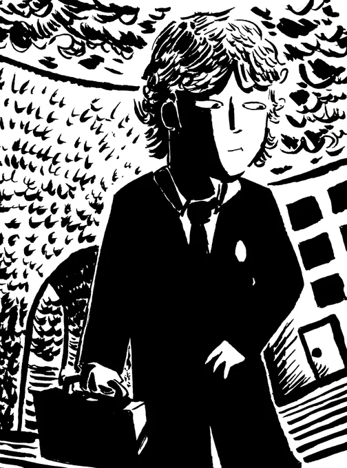 me being shady at night! :O
(finally made something cool with a brush pen >:D) 