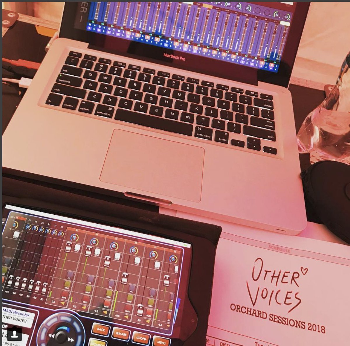 JoeCoLimited's tweet photo. Here is another showing our @JoeCoLimited IPAD control from @krecording at @OtherVoicesLive 
#joeco #recording #Krecording #proaudio #showyourjoeco https://t.co/43dBUVVTtz