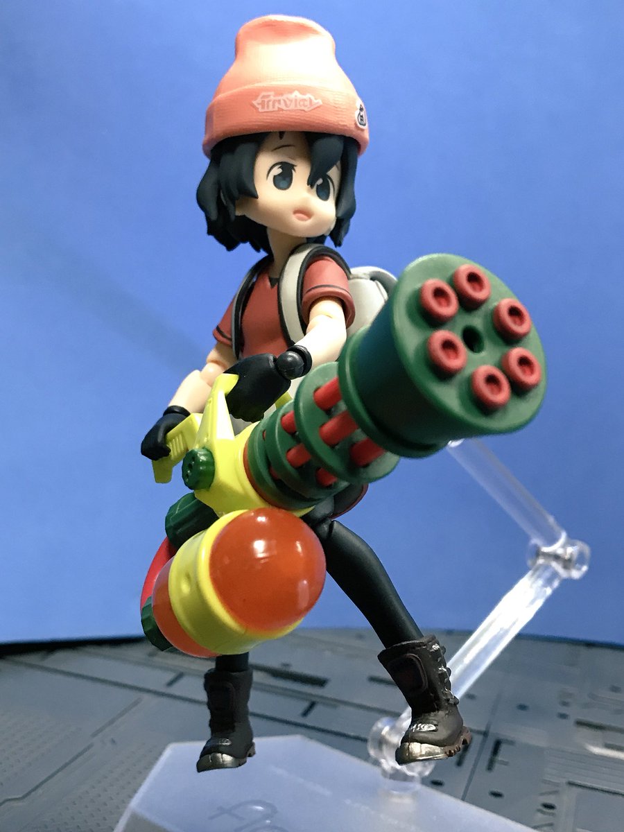スプラトゥーン「かばんちゃんにスプラトゥーンのギア装備できた 」|むうてんのイラスト