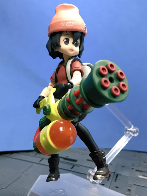 かばんちゃんにスプラトゥーンのギア装備できた 