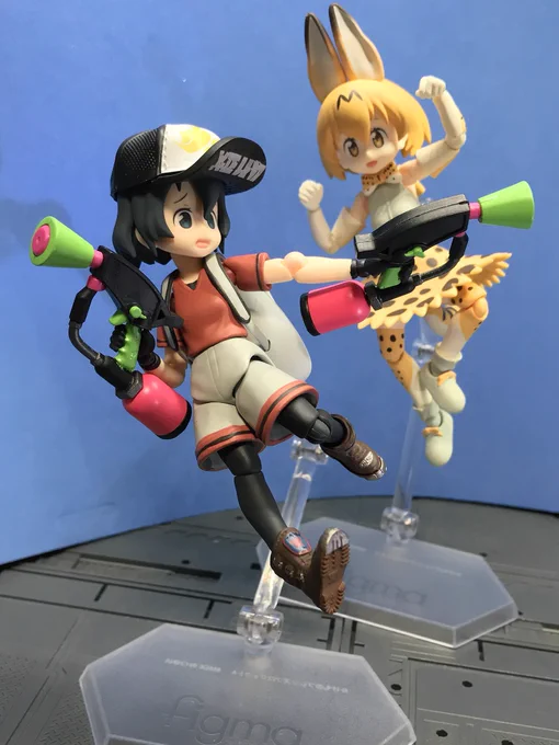 かばんちゃんにスプラトゥーンのギア装備できた 