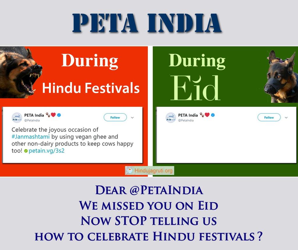 Ayodhyashri777's tweet photo. @PetaIndia तुम #बकरीद में #बकरा काटो तो कोई नही नुकसान प्रिये,

हम #गाय_का_घी इस्तेमाल करे तो फट जाती #पेटा  की गां न प्रिये!

@PetaIndia
#BlockPeta https://t.co/7UHL82RQHj