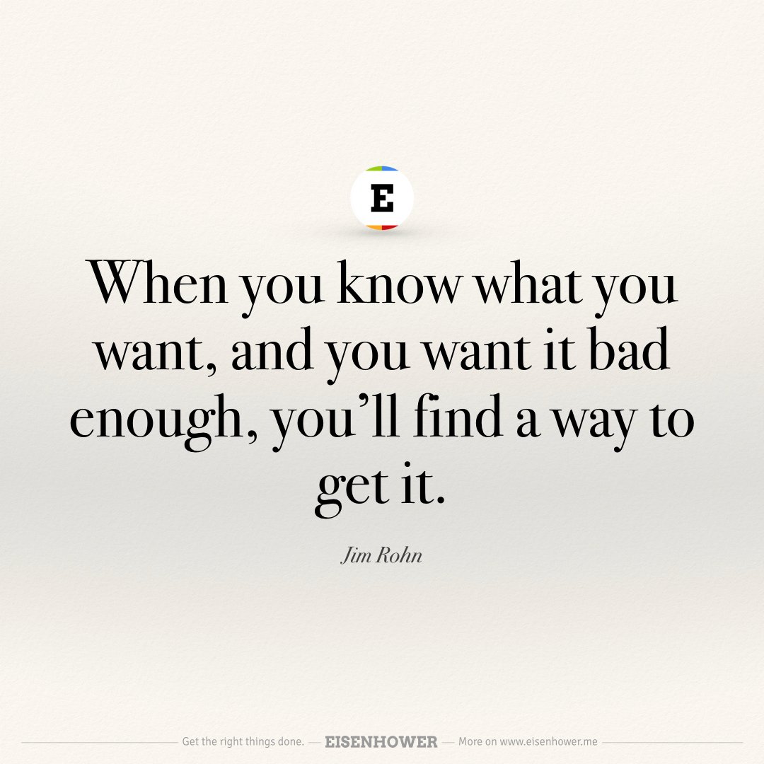 When you know what you want, and you want it bad enough, you'll find a way to get it. — Jim Rohn #focus #goalsetting