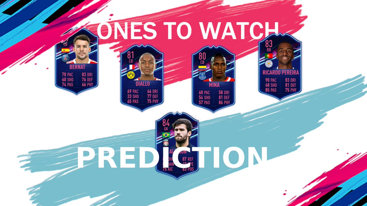 Salondo7Games's tweet photo. Meine erste #OTW #Prediction fรผr #FIFA19. Wir fangen mit den Torhรผtern und Verteidigern an.
Zum Video... https://t.co/9FuAZvQ1TX
#otwprediction #fifa19otw #onestowatch #fifahype https://t.co/inusXjJBLN