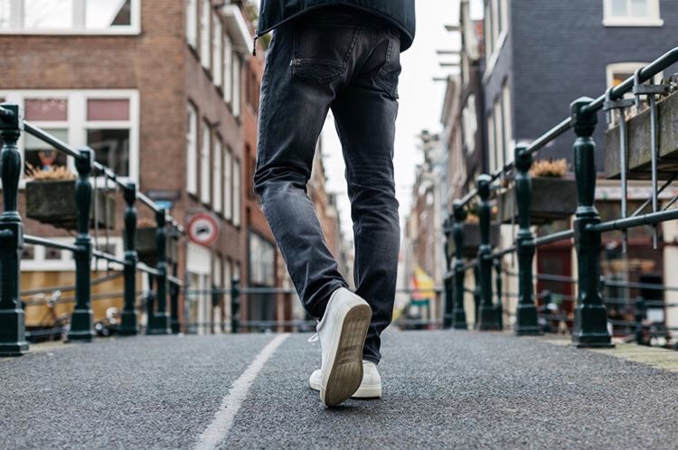 Our new wash "Berlin" of the Bolt jean is super stretchy and has a worn-in look with subtle whiskers. Now available online &amp; in stores. #denham #denhamthejeanmaker #newcollection #indigomanor #instorenow #nowonline #denimdudes by @irisduvekot