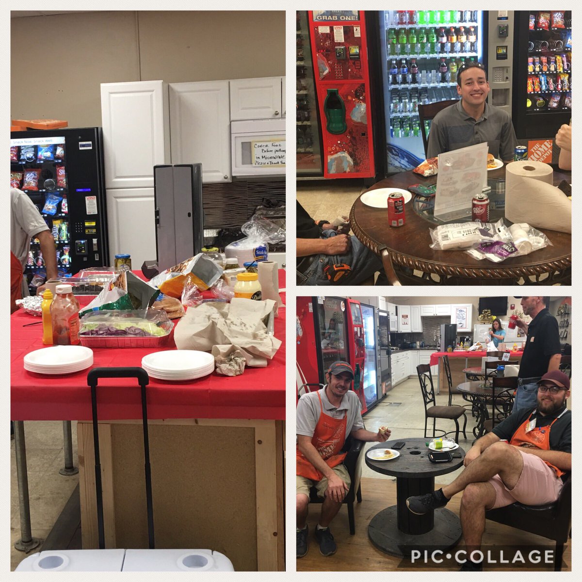 Labor Day festivities. Feeding the crew. <a href="/THD_Brandon/">Brandon Quishpi</a> <a href="/BrentNorwood2/">Brent Norwood</a> <a href="/mlindsey1223/">Mandy Henry</a>