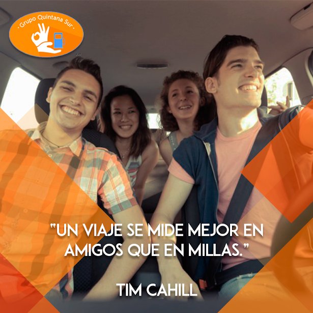 QuintanaSur's tweet photo. «Un viaje se mide mejor en amigos que en millas.» Tim Cahill 🤗🚙

📍Galindas: Carretera a Tlacote No. 101 Col. Galindas C.P. 76178 
 📍Quintana Sur: Bernardo Quintana No. 9711 Centro Sur C.P. 76090

 ☎️ 01 442 242 2711 https://t.co/NRQHH6kCNu
