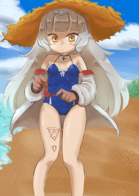 カニつんつんフィーゼ  #アズールレーン 